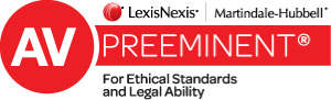 LexisNexis | Martindale-Hubbell | AV Preeminent | For Ethical Standards and Legal Ability